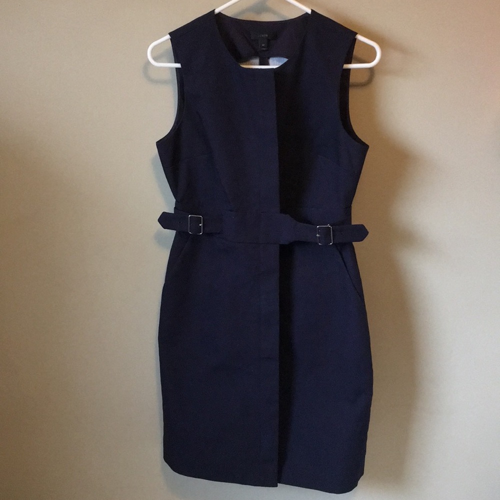 J.Crew Navy Dress 6P Petite
